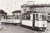 Archive photo: Mühlhausen Unterstadtlinie with railcar 82 at Bahnhof (1967)