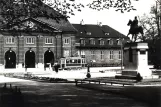 Archive photo: Odense Hovedlinie with railcar 14 at Banegården (1930-1939)