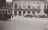 Archive photo: Prague tram line 9 in front of Prašná brána (1939)