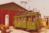 Archive photo: Skjoldenæsholm metre gauge with railcar 213 at The tram museum (1979)