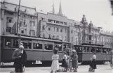 Archive photo: Zagreb railcar 3 on Trg bana Josipa Jelačića (1959)