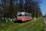 Avdiivka tram line 2 with railcar 041 on Vulytsya Karla Marksa (2011)