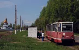 Avdiivka tram line 2 with railcar 044 on Vulytsya Karla Marksa (2011)