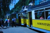 Bad Schandau Kirnitzschtal 241 with sidecar 23 at Kurpark (2015)