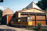 Bad Schandau sidecar 22 in front of the depot Depot Kirnitzschtalbahn (1996)