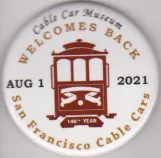 Badge: San Francisco in Cable Car Museum (2021)
