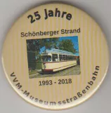 Badge: Schönberger Strand museum line with railcar 241 (2018)