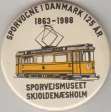 Badge: Skjoldenæsholm railcar 1 (1988)