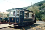 Barcelona 55, Tramvía Blau with railcar 6 at Plaça del Doctor Andreu (1997)