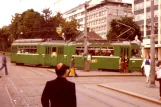 Basel articulated tram 601 on Aeschenplatz (1981)