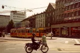Basel tram line 10 at Aeschenplatz (1982)