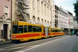 Basel tram line 10 with articulated tram 240 at Theater (2003)