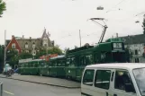 Basel tram line 14 at Wiesenplatz (2003)