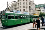 Basel tram line 15 with railcar 465 on Aeschenplatz (2003)
