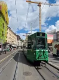 Basel tram line 16 with railcar 495 on Marktplatz (2023)