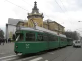 Belgrade articulated tram 620 at RK Beograđanka (2016)