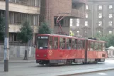 Belgrade tram line 12 with articulated tram 347 on Nemanjina (2008)