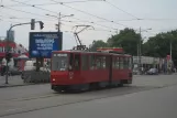 Belgrade tram line 2 with articulated tram 347 on Karađorđeva (2008)