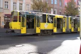 Berlin articulated tram 6142 on Bahnhofstrasse, Köpenick (2012)