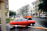 Berlin fast line M1 in the intersection Dietzgenstraße/Schillerstraße (1993)