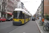 Berlin fast line M1 with low-floor articulated tram 2038 at U Oranienburger Tor (2010)