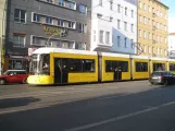Berlin fast line M10 with low-floor articulated tram 4017 on Danziger Straße (2016)