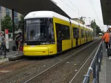 Berlin fast line M10 with low-floor articulated tram 9093  Hauptbahnhof (2023)
