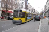 Berlin tram line 12 with low-floor articulated tram 1068 near S Oranienburger Str. (2010)