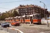 Berlin tram line 71 at Prenzlauer Allee/Ostseestraße (1990)