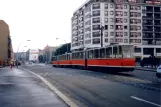 Berlin tram line 71 on Weidendammer Brücke (1991)