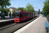 Bielefeld tram line 1 with articulated tram 566 at Sudbrackstraße (2010)