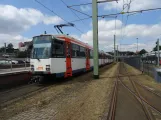 Bielefeld tram line 2 with articulated tram 558 at Sieker (2022)