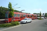 Bielefeld tram line 2 with articulated tram 560 at Milse (2010)