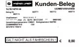 Bill for Wiener Linien, the front (2014)