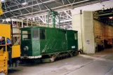 Blackpool grinder car 752 inside the depot Blundell St. (2006)