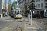 Bonn tram line 62 with low-floor articulated tram 9464 close by Konrad-Adenauer-Platz (2014)