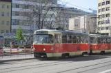 Bratislava tram line 1 with railcar 7763 on Špitálska (2008)