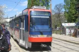 Bratislava tram line 13 with articulated tram 7111 at Pod stanicou (2008)