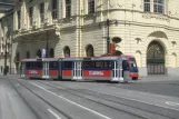 Bratislava tram line 14 with articulated tram 7114 on Jesenského (2008)