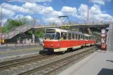 Bratislava tram line 4 with railcar 7745 at Botanická záhrada (2008)