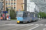 Bratislava tram line 5 with railcar 7937 on Radlinského (2008)