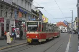 Bratislava tram line 9 with railcar 7943 at Poštová (2008)