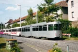Braunschweig articulated tram 7356 at the depot Helmstedter Straße (2003)