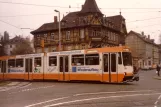 Braunschweig articulated tram 8154 near Marienstift (1988)