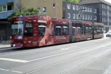 Braunschweig tram line 3 with low-floor articulated tram 0760 "Westliches Ringgebiet" at Theaterwall (2016)