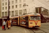 Bremen extra line 5 with articulated tram 439 on Bahnhofsplatz (1982)