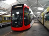 Bremen low-floor articulated tram 3236 on Sebaldsbrück (2021)