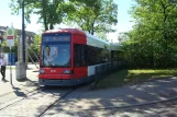 Bremen tram line 1 with low-floor articulated tram 3110 at Osterholz Züricher Straße (2011)