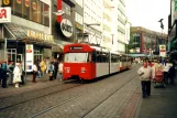 Bremen tram line 2 with articulated tram 3536 at Am Brill (Hutfilter-/Obernstraße) (2000)