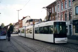 Bremen tram line 3 with low-floor articulated tram 3004 at St. Jürgen Straße (2003)
